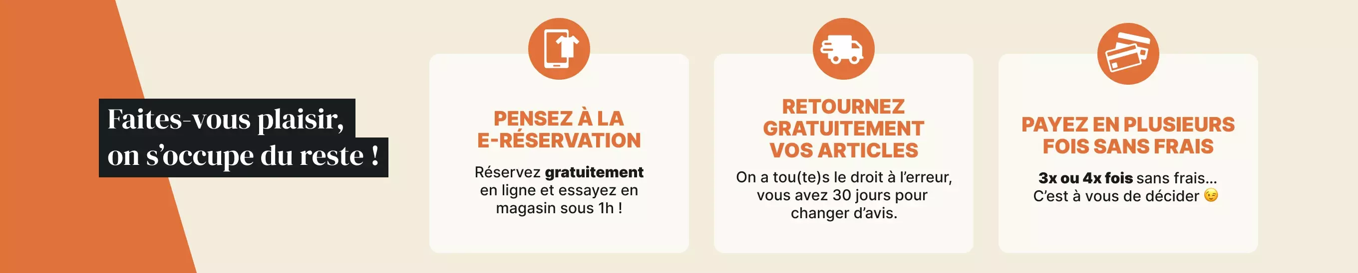 services e-reservation retours paiement