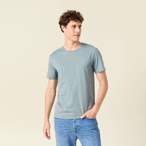 t shirt eco responsable vert fonce homme T-shirt éco-responsable vert foncé homme