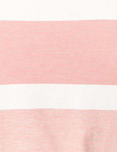 T-shirt manches courtes rose pastel homme