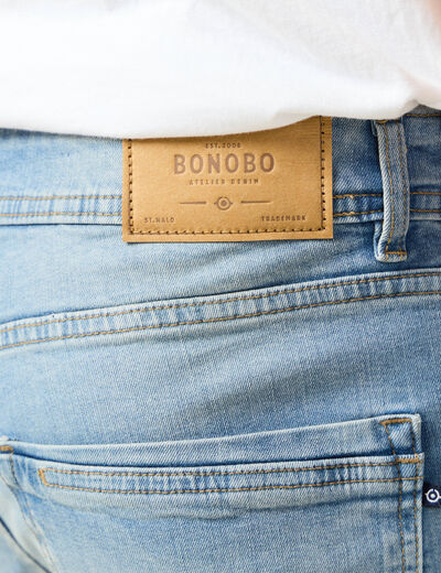 Jeans slim denim used homme
