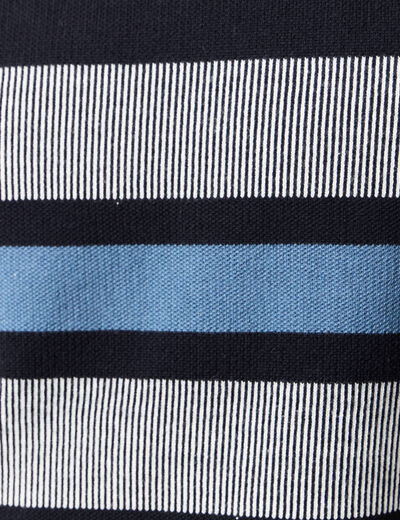 Pull manches longues bleu marine homme