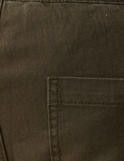 Pantalon chino vert kaki homme