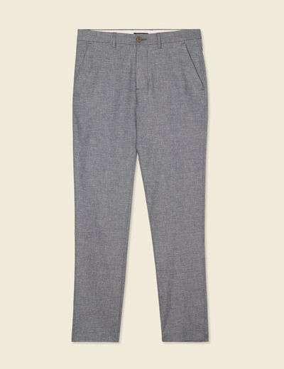 Pantalon chino bleu marine homme