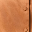 Gilet sans manches doublé camel femme