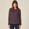 Blouse éco-responsable multicolore femme