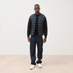 Doudoune courte sans manches bleu marine homme