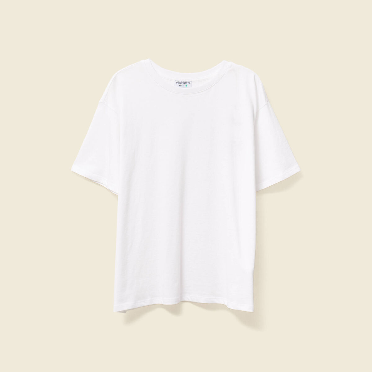 T-shirt manches courtes blanc femme
