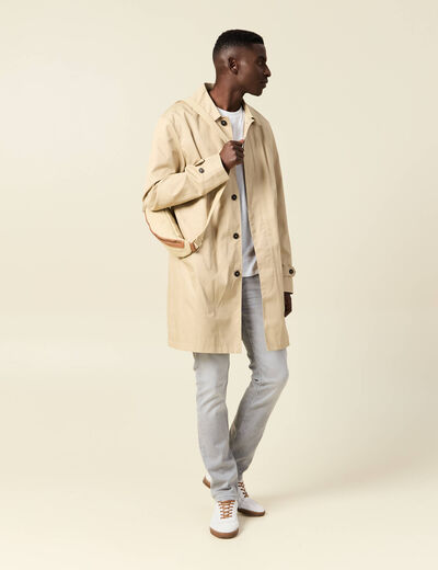 Jeans slim 5 poches denim snow gris homme
