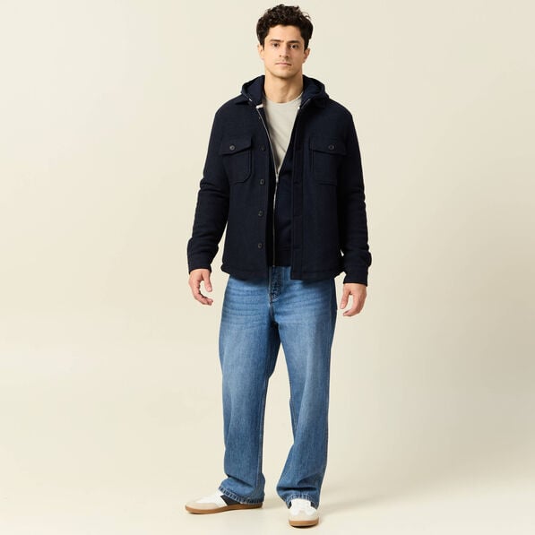 Sweat éco-responsable bleu marine homme