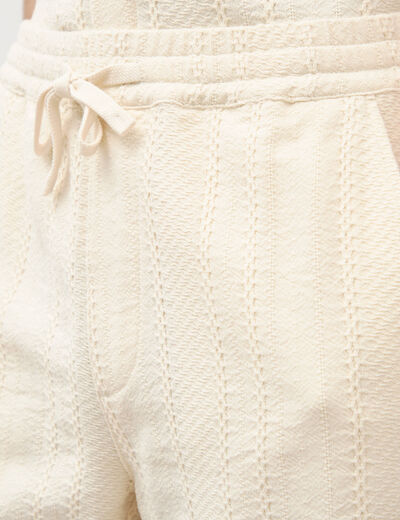 Bermuda ecru homme