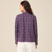 Veste esprit blazer droite bleu marine femme