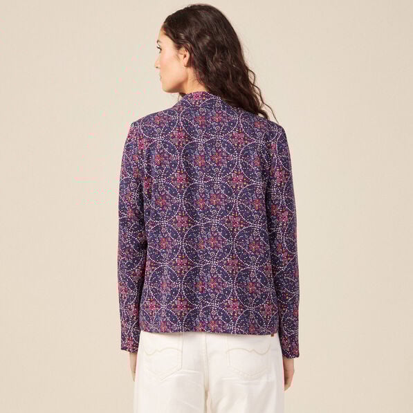 veste esprit blazer droite bleu marine femme Veste esprit blazer droite bleu marine femme