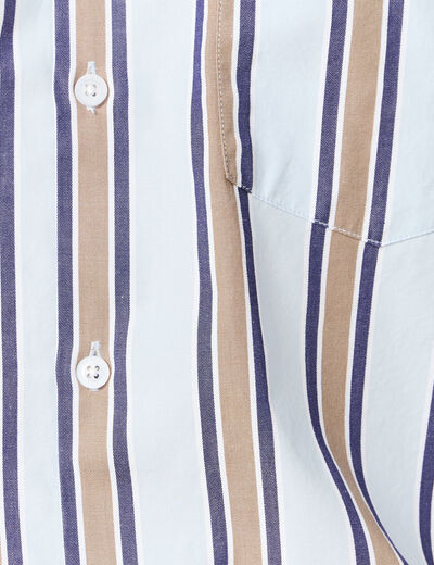 Chemise manches longues bleu ciel homme