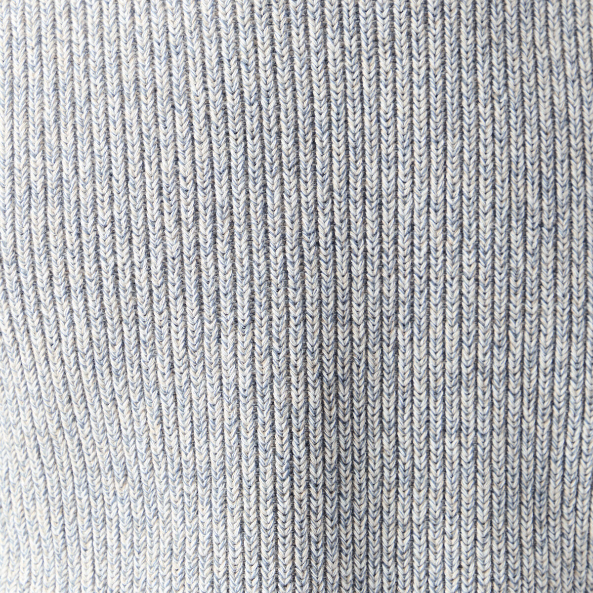Pull manches longues bleu gris homme
