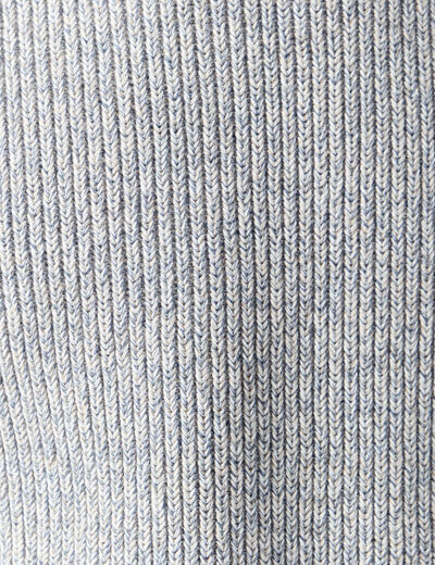 Pull manches longues bleu gris homme