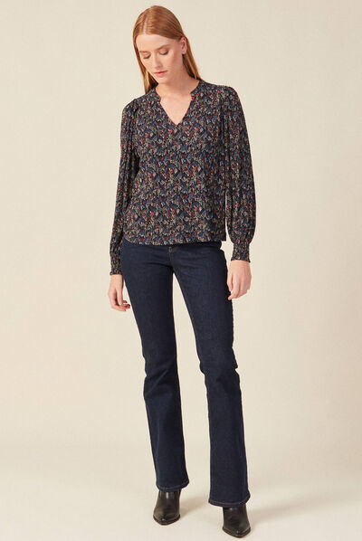 T-shirt éco-responsable multicolore femme