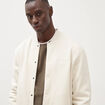 Sweat manches longues brod&eacute; gris clair homme
