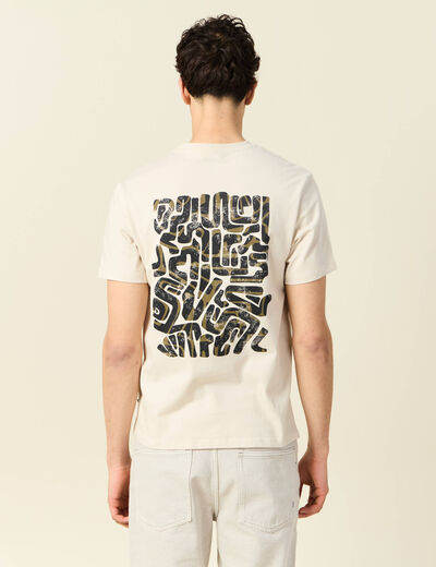 T-shirt manches courtes sable homme