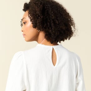 t shirt manches longues ecru femme T-shirt manches longues ecru femme