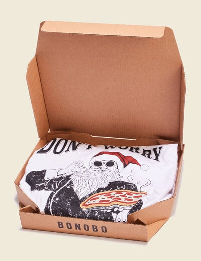 T-shirt manches courtes blanc homme