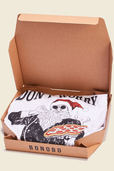 T-shirt manches courtes blanc homme