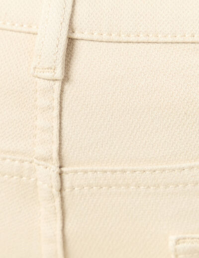 Jeans slim ecru homme