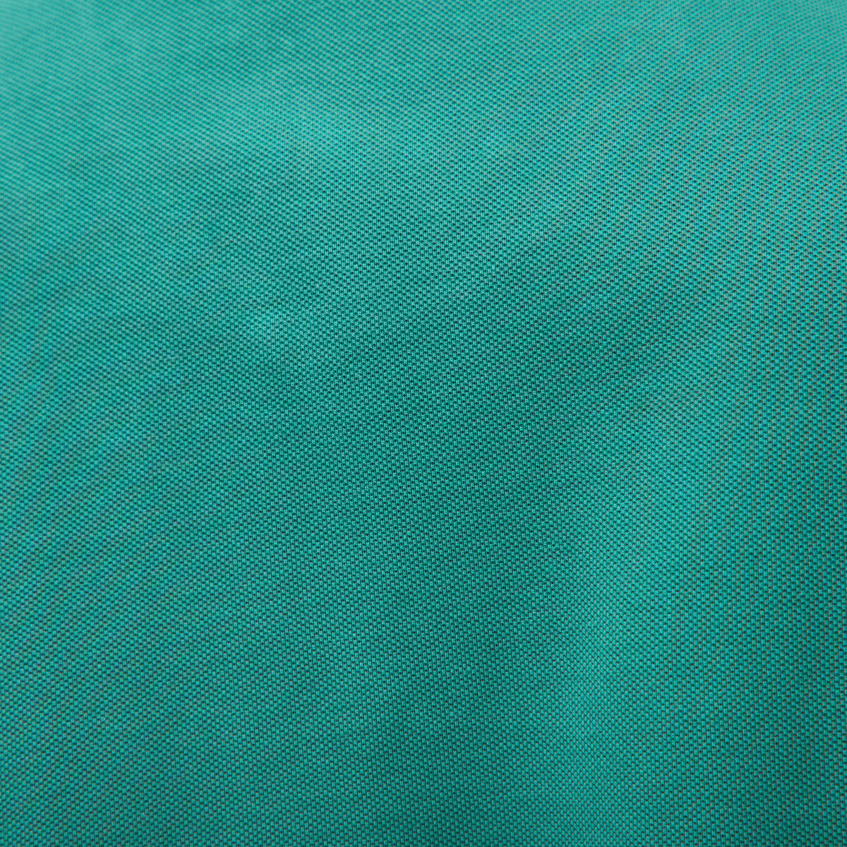 Polo cintr&eacute; en coton manches courtes vert &eacute;meraude homme