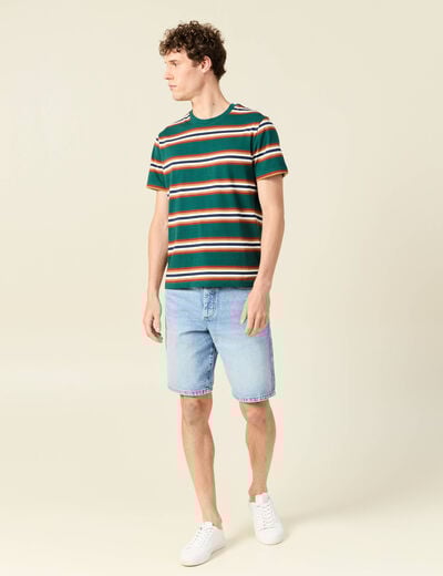 T-shirt éco-responsable vert foncé homme