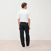 Jeans large longueur 32 en coton denim brut rinse homme