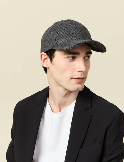 Casquette gris fonc&eacute; homme