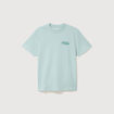 T-shirt en coton bleu gris homme