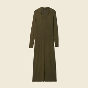robe pull longue moulante vert kaki femme Robe pull longue moulante vert kaki femme