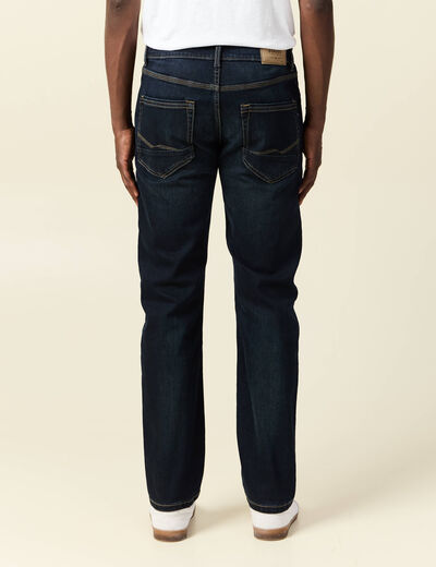 Jeans regular éco-responsable denim brut homme