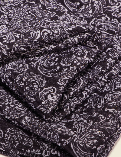 Foulard noir femme