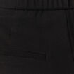 Pantalon large taille haute noir femme