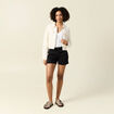 Short taille standard noir femme