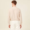 Chemise manches longues beige homme