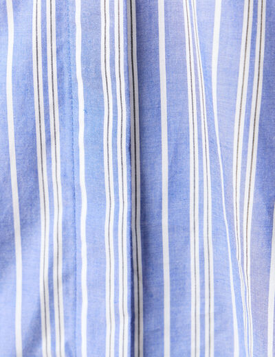 Chemise éco-responsable bleu clair femme