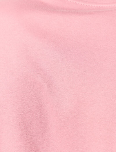 T-shirt manches courtes vieux rose homme