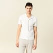 Polo manches courtes ecru homme