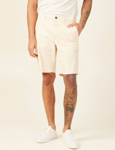 Short ecru homme