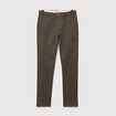Pantalon chino slim taupe homme