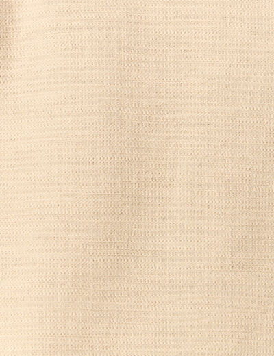 T-shirt manches courtes beige homme