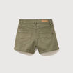 Short mom taille haute vert kaki femme