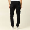 Jeans battle à coulisse denim noir homme