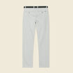 Pantalon chino straight bleu gris homme
