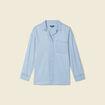 Chemise en jean denim bleach femme