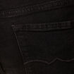 Jeans girlfriend taille haute denim noir femme