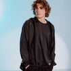 T-shirt col rond manches courtes noir homme