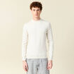 Pull manches longues ecru homme
